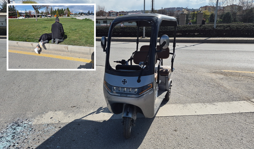 Eskişehir’de Ters Yöne Giren Elektrikli Araç Kazaya Neden Oldu!