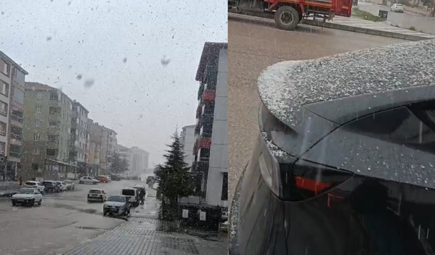 Eskişehirlilere Bahar Ayında Kar Sürprizi!