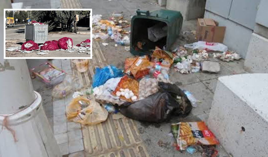 Tepebaşı Belediyesi’ne Vatandaşlardan Çöp Tepkisi!