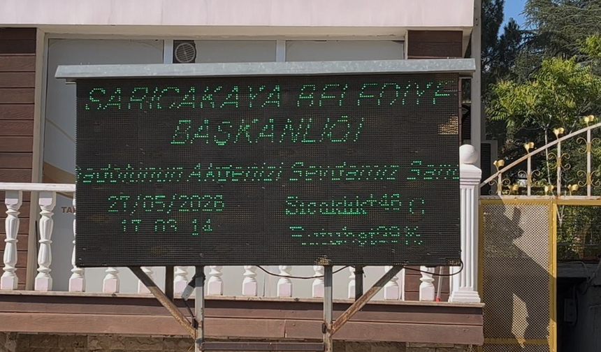 Eskişehir’de Bayramda Kavrulan İlçe! Termometreler 46’yı Gördü