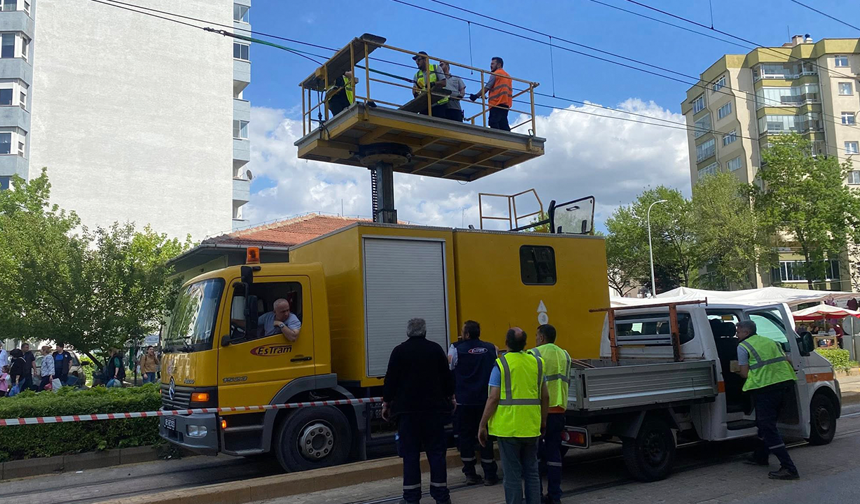 Eskişehir’de Kopan Katener Teli Az Kalsın Felakete Yol Açıyordu!