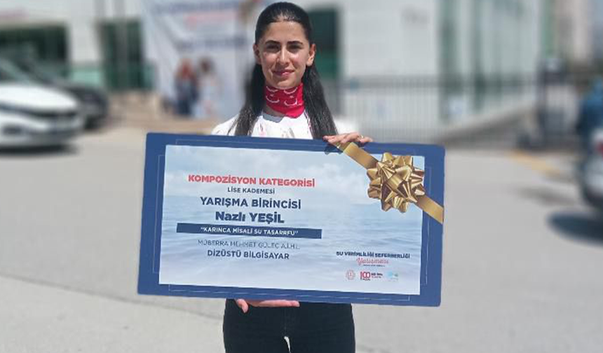 Eskişehirli Lise Öğrencisi Kompozisyon Yarışmasında Türkiye Birincisi Oldu!