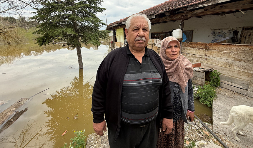 Eskişehir’de Taşan Baraj Mahalleyi Sular Altında Bıraktı!