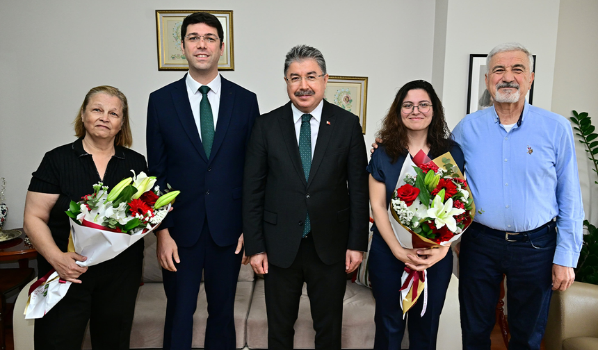 Vali Yılmaz’dan Ödüllü Mühendis Çifte Anlamlı Ziyaret!