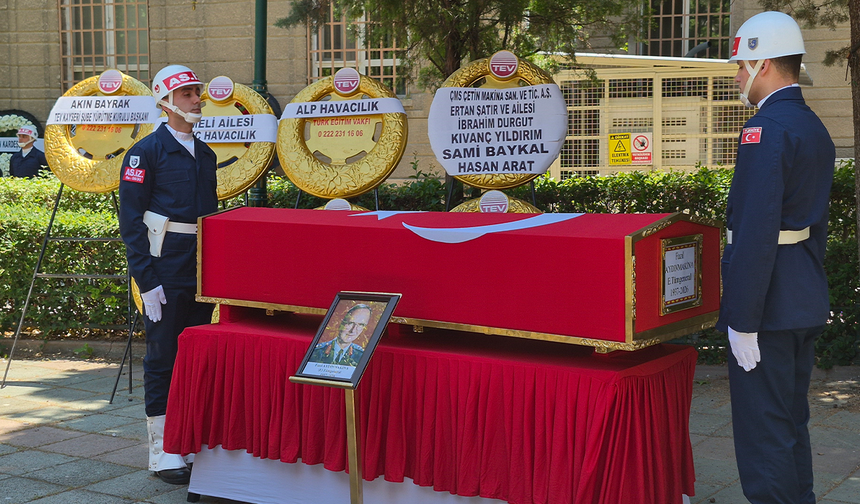 Emekli Tümgeneral Fazıl Aydınmakina Eskişehir’de Son Yolculuğuna Uğurlandı!
