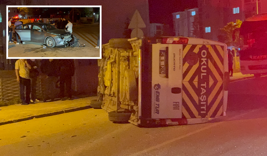 Eskişehir'de İşçi Servisi Devrildi: 7 Kişi Yaralandı!