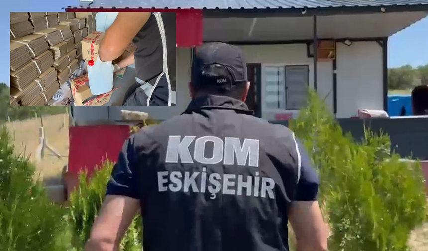 Eskişehir’de Sahte Alkol Operasyonunda 1 Tutuklama