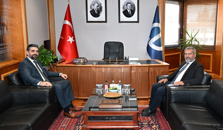 Gültekin’den Rektör Adıgüzel’e Ziyaret