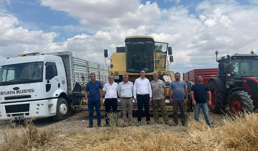 Eskişehir Beylikova’da Hububat Hasadı Başladı!