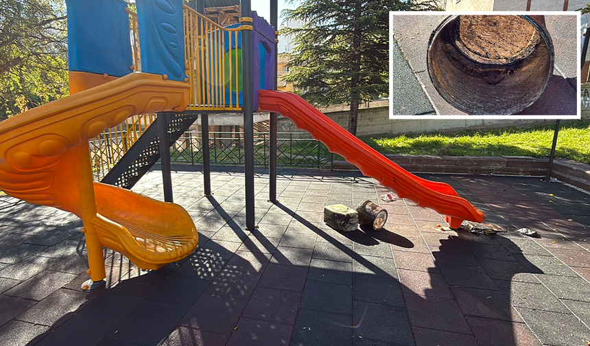Eskişehir’de Çocuk Parkında Skandal İddia! Yanık Yağ Döktüler!