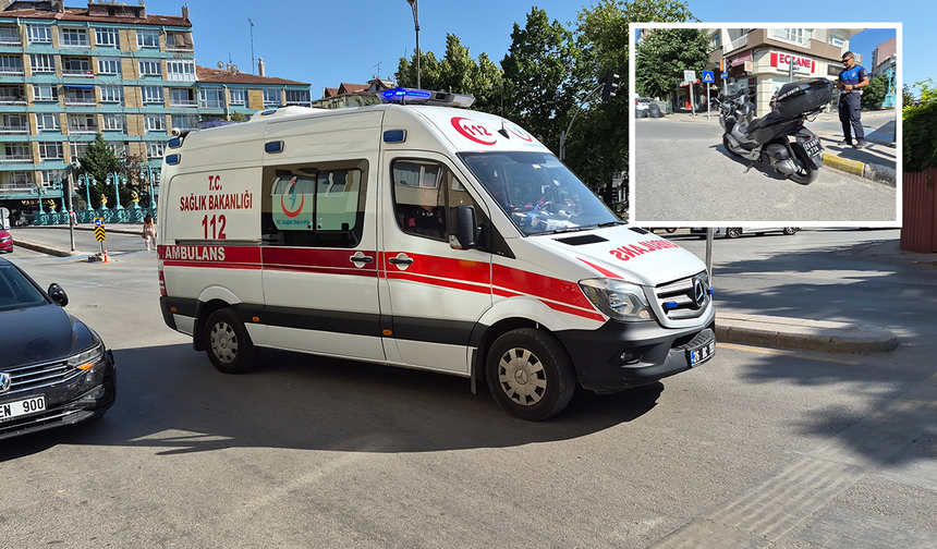 Eskişehir’de Kavşakta Kaza! Bir Zabıta Memuru Yaralandı!