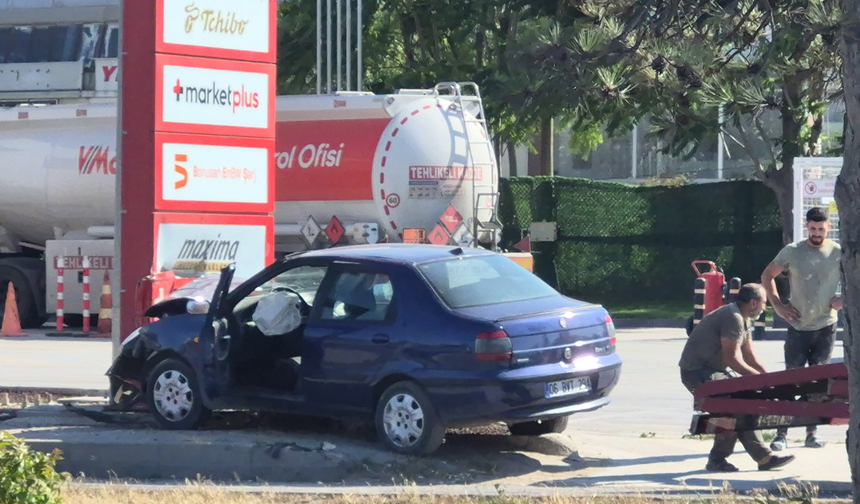 Eskişehir’de Sürücünün Hatalı Manevrası Kazaya Neden Oldu!