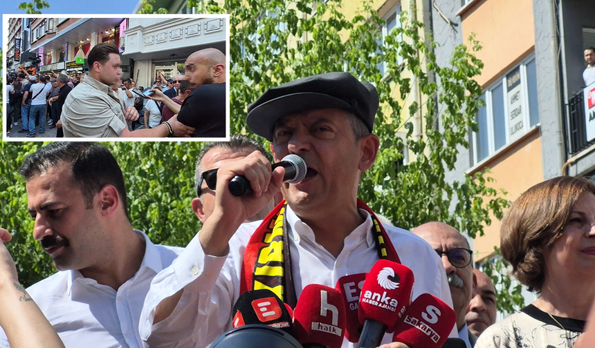 Özgür Özel'in Eskişehir Programında Korumadan Basına Bir Müdahale Daha!