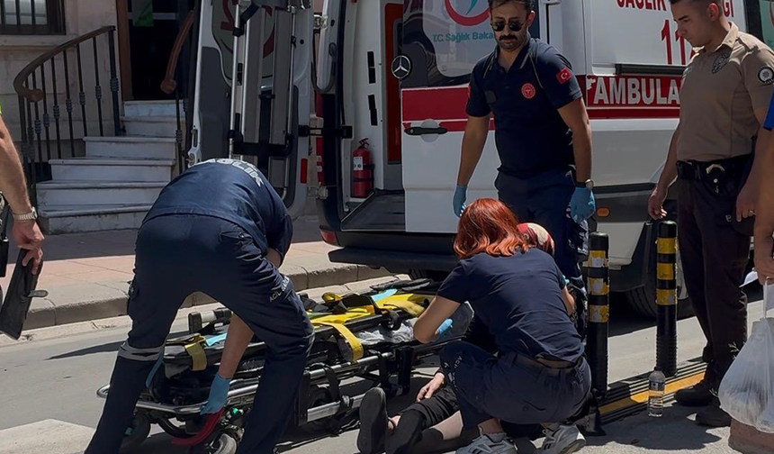 Eskişehir’de Ehliyetsiz Sürücünün Çarptığı Yaya Yaralandı!