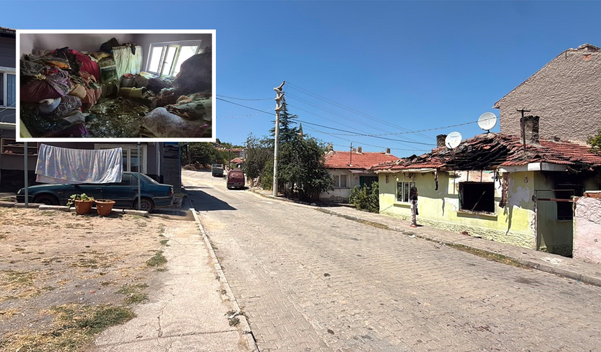 Eskişehir’de Kan Donduran İddia! Önce 2 Kişiyi Silahla Vurdu Sonra Evi Kundakladı!