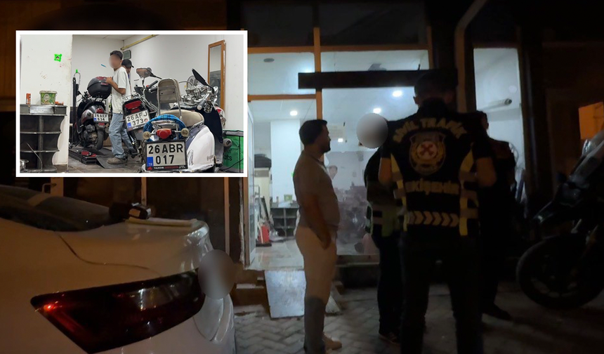 Eskişehir’de Müşterinin Motosikletiyle Polisten Kaçan Çırağa Rekor Ceza!