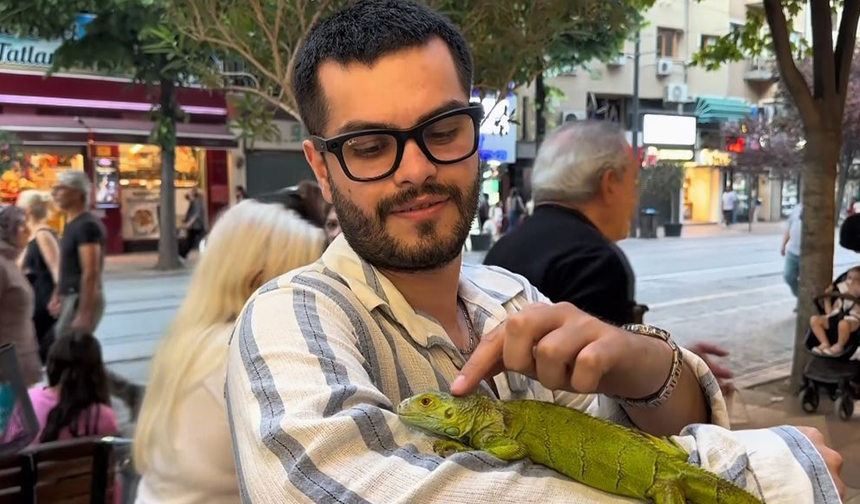 Eskişehir'de Sokakta İguana Görenler Dönüp Bir Daha Baktı!
