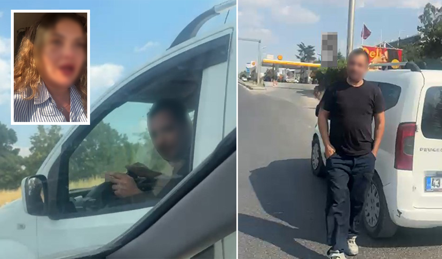 Eskişehir’de Trafikte Sinirler Gerildi! Araçtan İnerek Tartışlar!