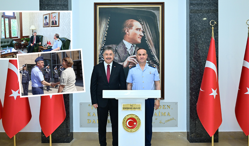 Hava Kuvvetleri Komutanı Olarak Atanan Hv. Org. Dalkıran’dan Eskişehir’de Veda Ziyareti!