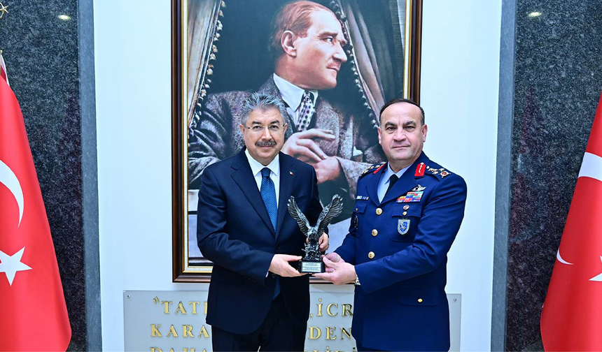 Vali Yılmaz’dan Hava Kuvvetleri Komutanı Olarak Atanan Orgeneral Dalkıran’a Tebrik!