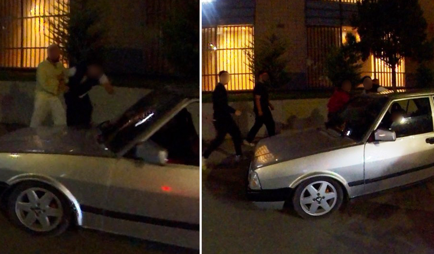 Eskişehir’de AVM Önünde Gergin Anlar Kameraya Yansıdı!