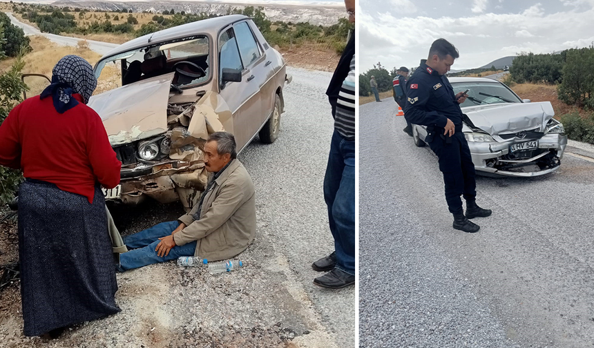 Eskişehir’de İki Otomobilin Çarpıştığı Feci Kazada 1’i Ağır 2 Kişi Yaralandı!