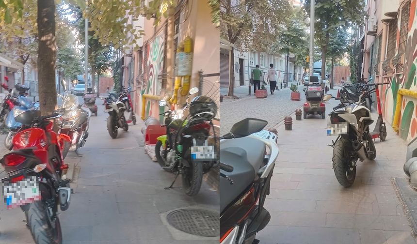 Eskişehir’de Kaldırımda Adım Atacak Yer Kalmadı