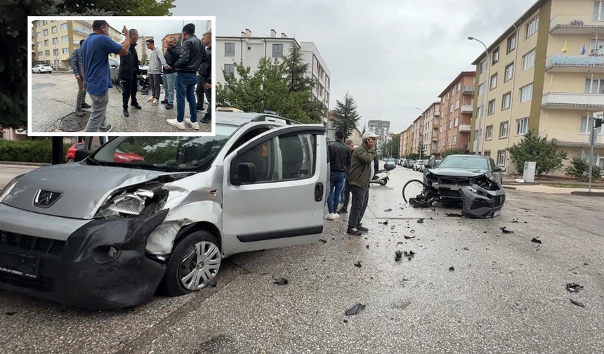 Eskişehir’de Bir Kişinin Yaralandığı Kaza Sonrası Ortalık Bir Anda Karıştı!