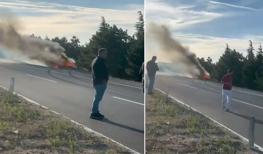 Eskişehir-Kütahya Yolunda Faciadan Dönüldü! 2 Kadın Son Anda Kurtuldu!