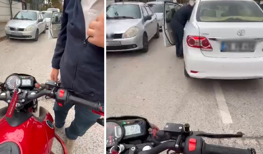 Eskişehir Trafiğinde Gerginlik! Ceza Yazdırırım Diyerek Tehdit Etti!