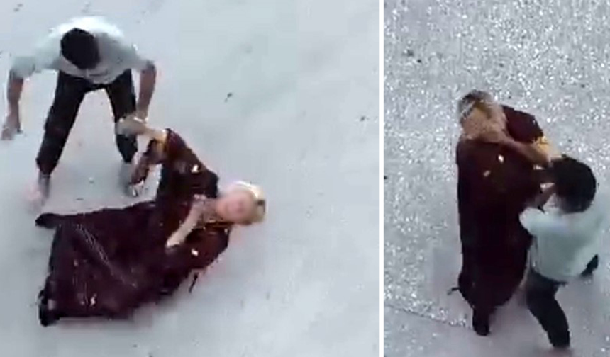 Eskişehir’de Korkunç Olay! Önce Boğazını Sıktı Sonra Yerde Sürükledi!