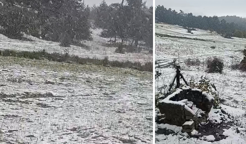 Eskişehir'e Yılın İlk Karı Düştü!