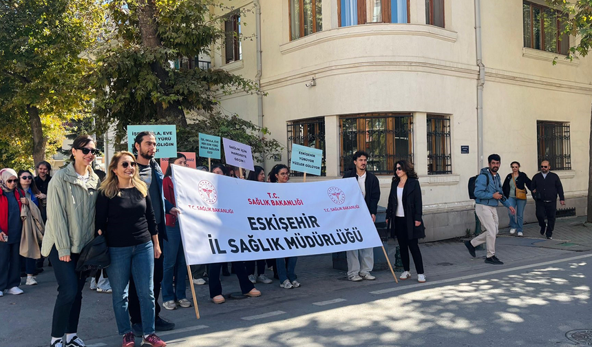 Sağlıklı Yaşam İçin Eskişehir Sokaklarında Farkındalık Yürüyüşü!