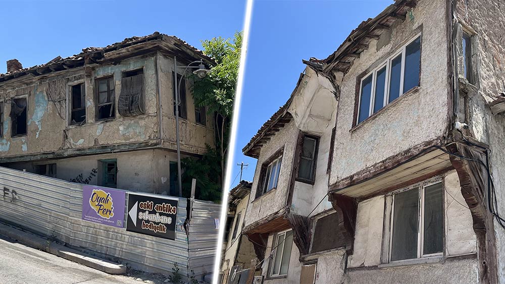 Eskişehir'de Tarihi Odunpazarı Bölgesi’nde bulunan bazı evlerin Eskişehir Büyükşehir Belediyesi tarafından kamulaştırılarak yıkılacağını öğrenen vatandaşlar tepki gösterdi.