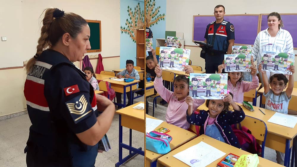 Eskişehir’de dün Eskişehir İl Jandarma Komutanlığı ekipleri tarafından trafik denetimi yapılıp, öğrencilere ise eğitim verildi.