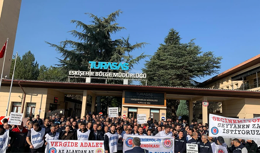 Eskişehir'de Türesaş Işçileri Eylemde