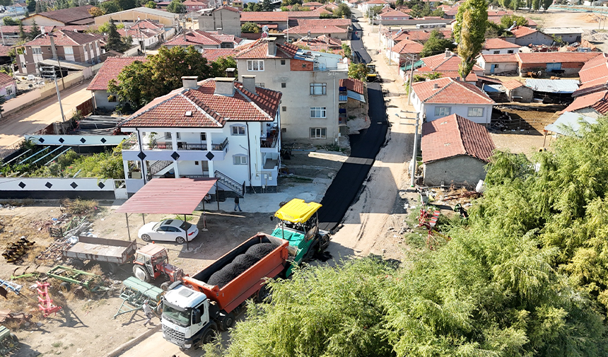 Eskişehir Büyükşehir’den Alpu’ya Konforlu Yollar