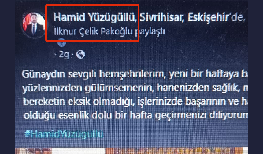 İlknur Çelik Pakoğlu Yıllarca Hamit Yüzügüllü'nün Sekreterliğini Yaptı