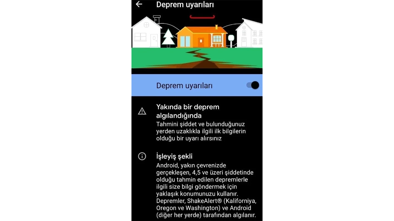 Deprem Uyarısı