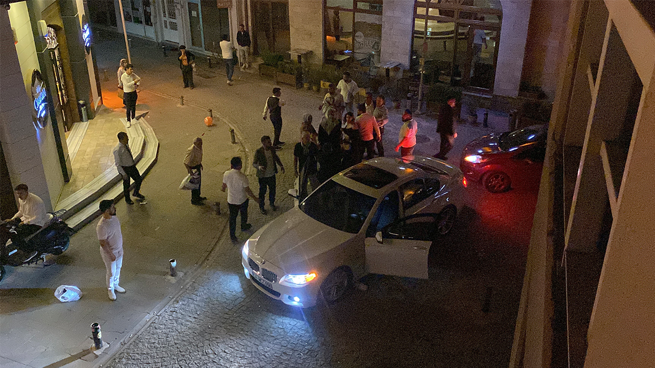 Eskişehir Düğün Konvoyunda Gergin Anlar