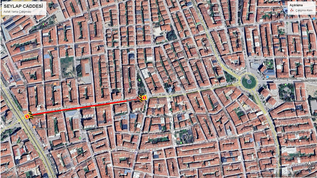 Eskişehir Seylap Caddesi Yol Çalışması
