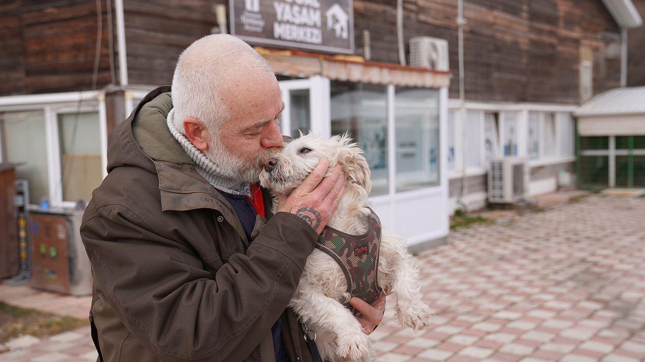 Eskişehirde Sahiplendirilen Bir Köpek