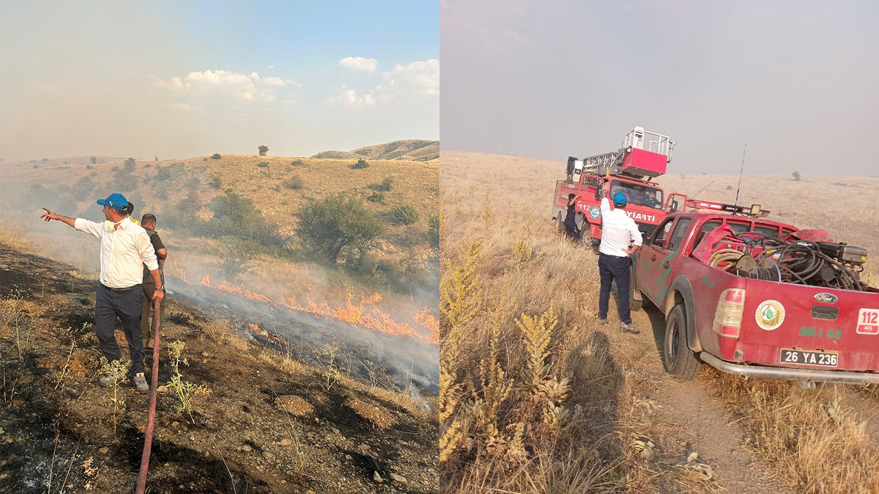 Eskişehirdeki Yangını Söndürme Çalışmaları