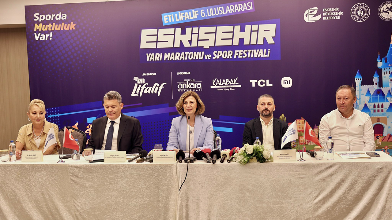 Eti Lifalif 6. Uluslararası Eskişehir Yarı Maratonu Ve Spor Festivali’nin Lansman