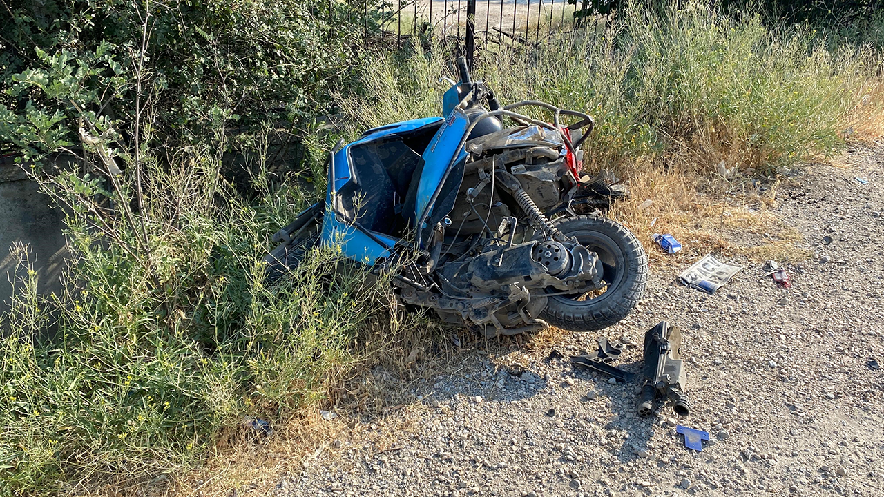 Kazaya Karışan Motosiklet