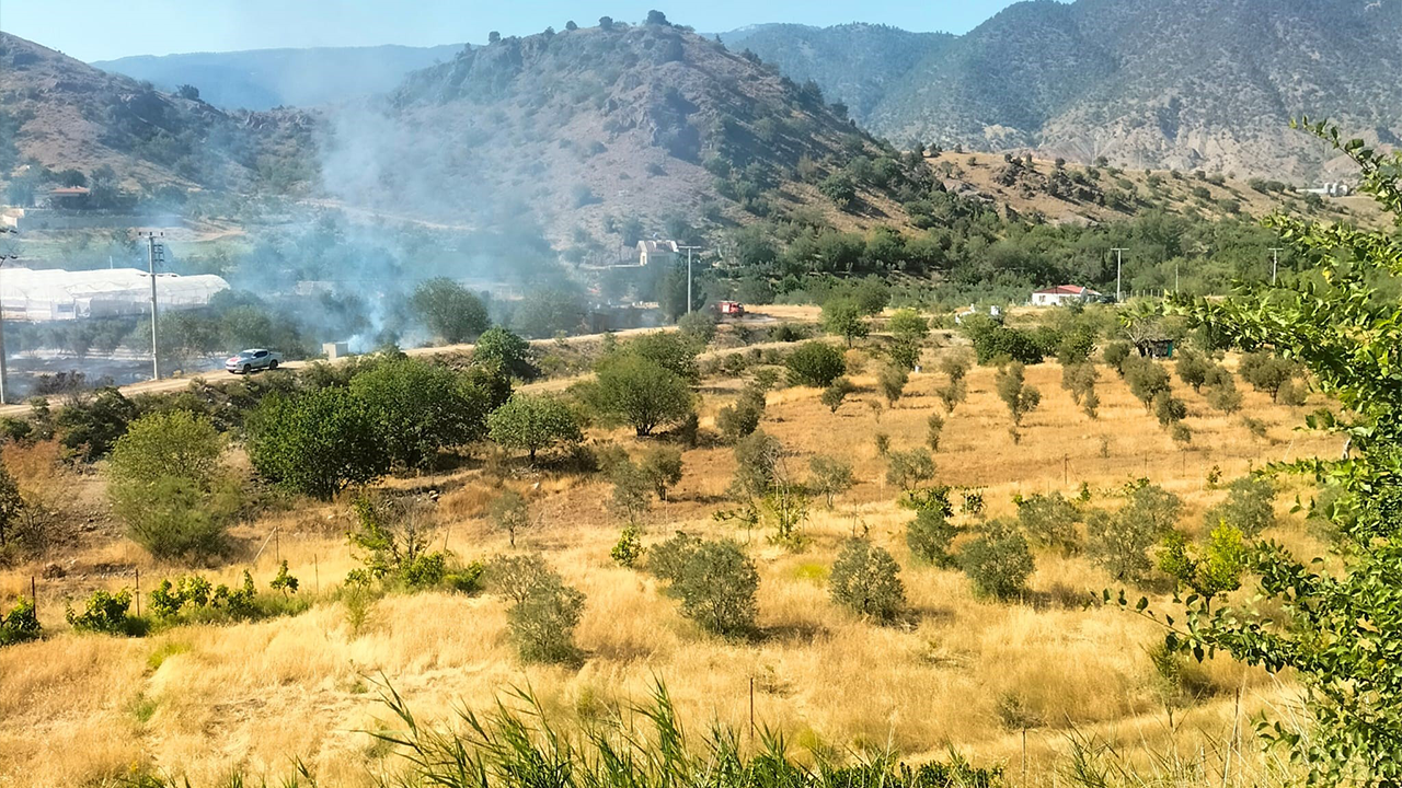 Sarıcakayadaki Yangın