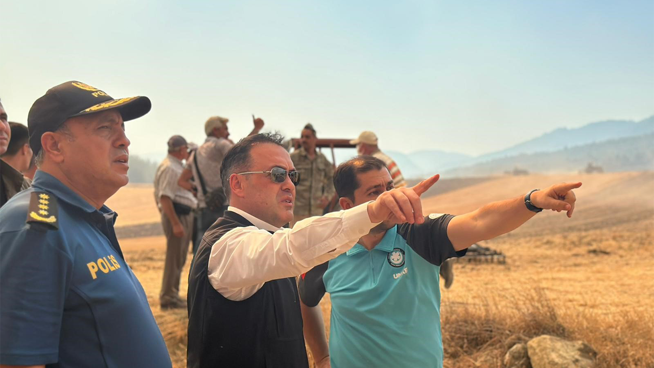 Yangın Bölgesinden Görüntüler