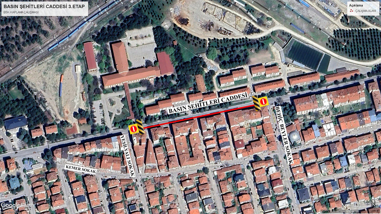 Eskişehir Basın Şehitleri Caddesi Üçüncü Etap