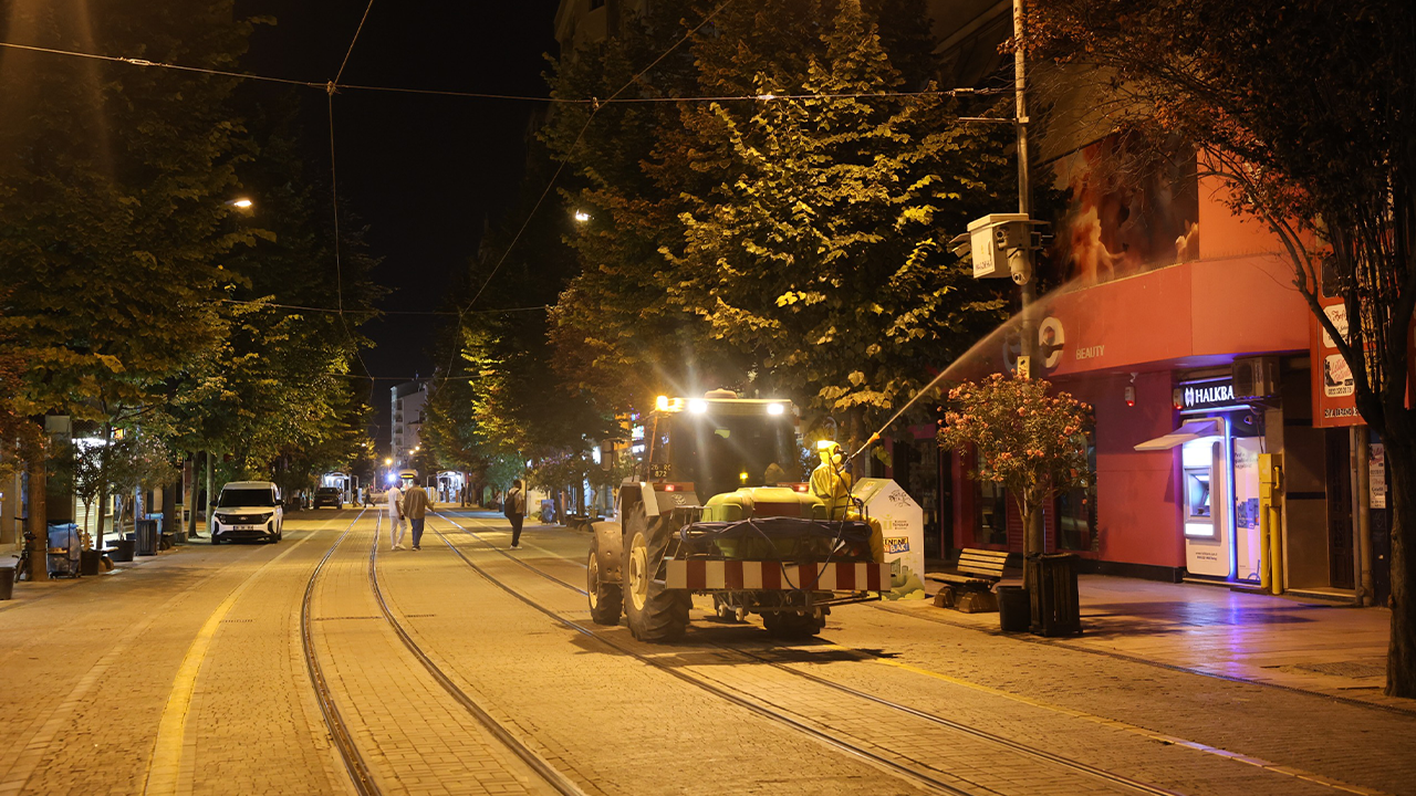 Eskişehirde Gece Ilaçlamaları