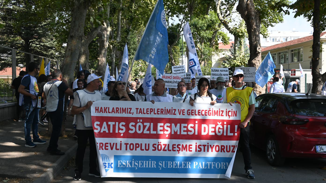 Eskişehirde Memurlar Alanlara Indi